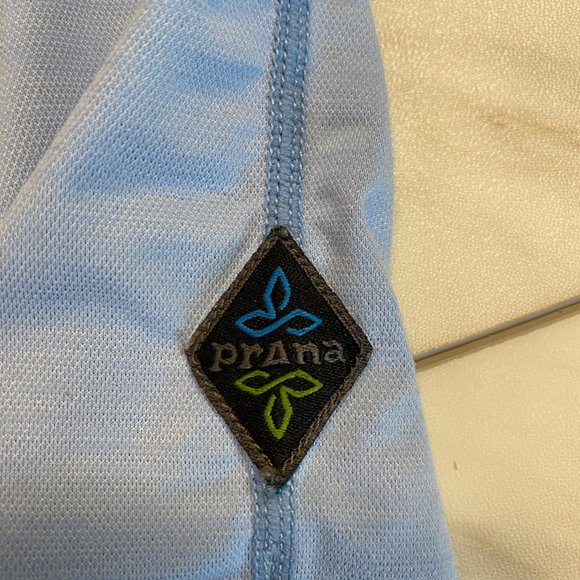 Prana Calder Lightweight Hoodie Pullover Mens UPF Long Sleeve Blue XL - Picture 5 of 7